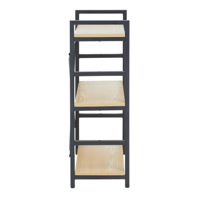3 Tier Light Oak Effect Shelf Unit | Laxton