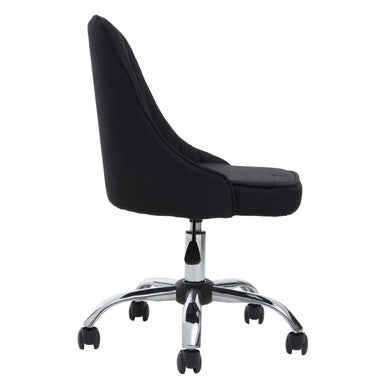 Black Fabric Home Office Chair | Alexi