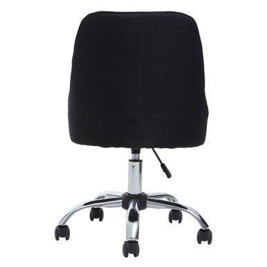Black Fabric Home Office Chair | Alexi