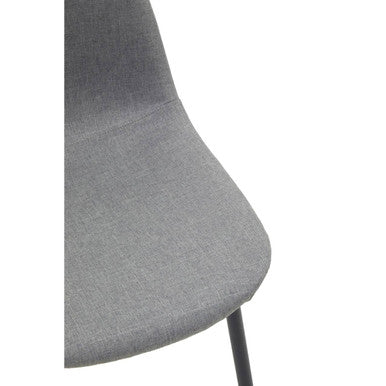 Mink Fabric Dining Chair | Salford