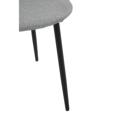 Mink Fabric Dining Chair | Salford