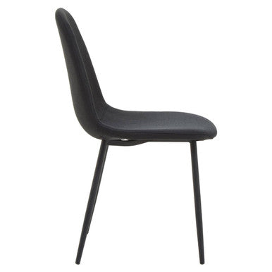 Black Fabric Dining Chair | Salford