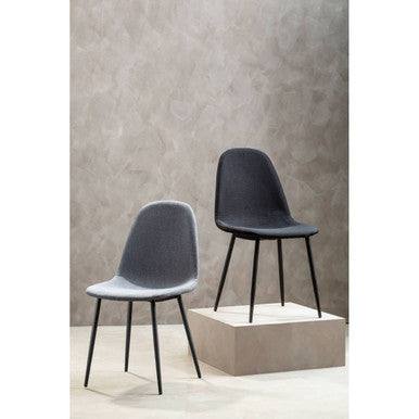 Black Fabric Dining Chair | Salford