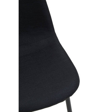 Black Fabric Dining Chair | Salford