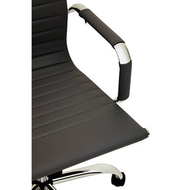 Black Low Back Home Office Chair | Brent