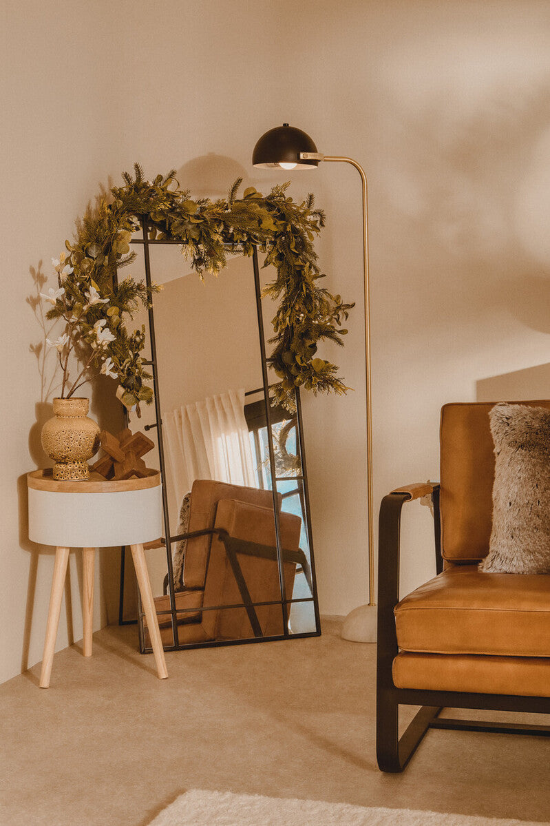 Floor Standing Mirror Black Frame | Tiana
