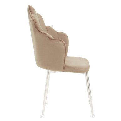 Mink Velvet Dining Chair | Tian