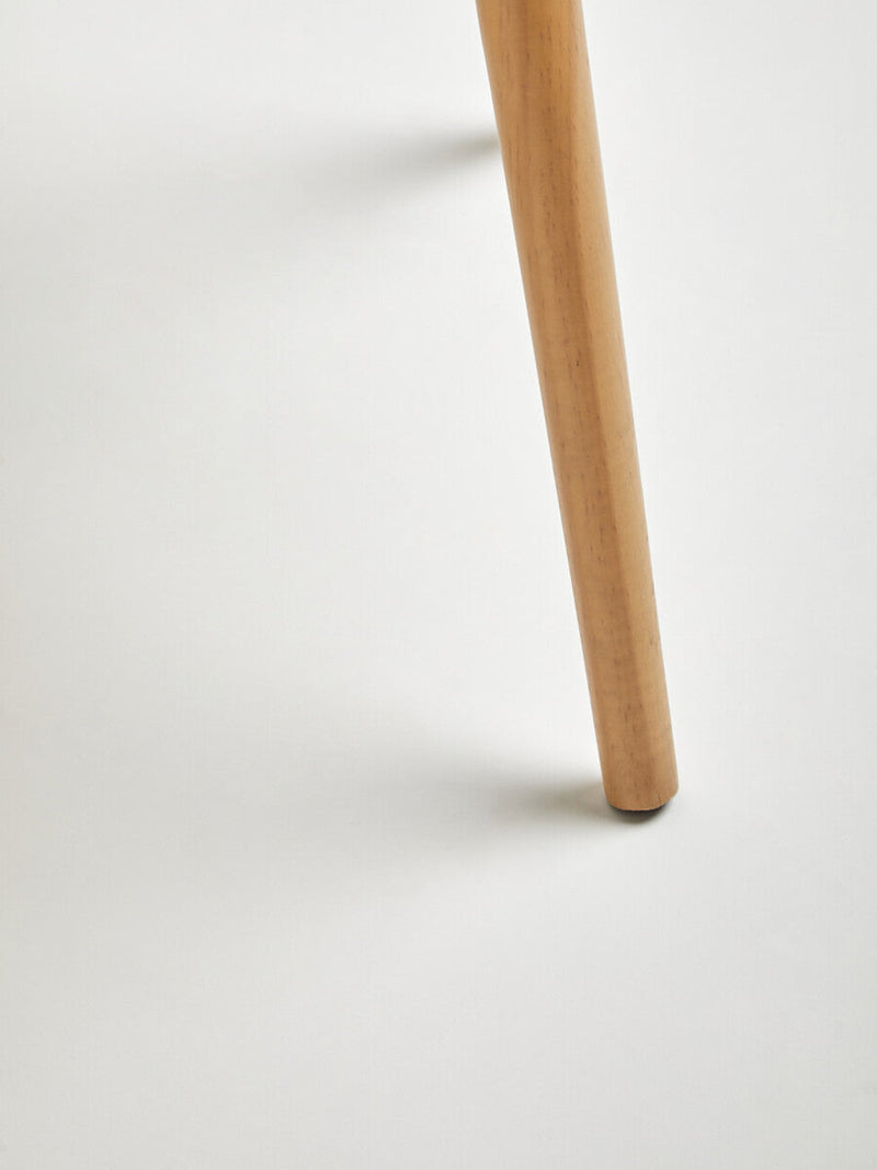 White Storage Round Side Table | Viborg