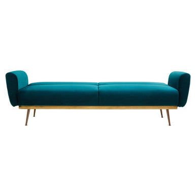 Green Velvet Sofa Bed | Hatton
