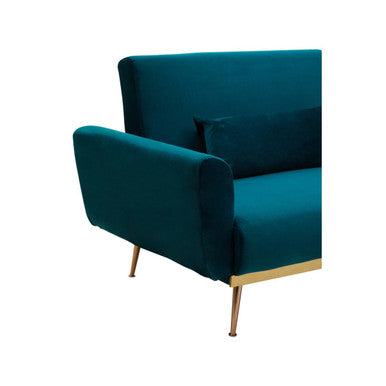 Green Velvet Sofa Bed | Hatton