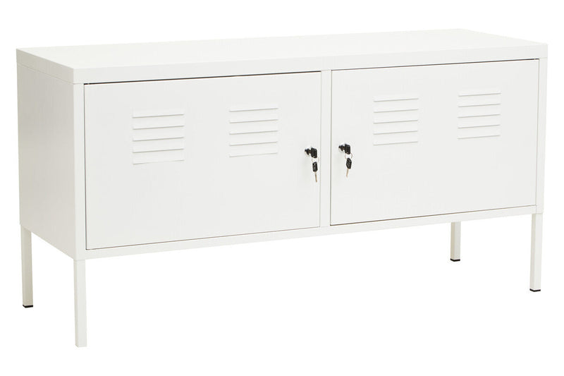 Two Door White Locker Cabinet | Academy
