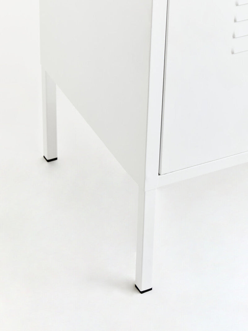 Two Door White Locker Cabinet | Academy