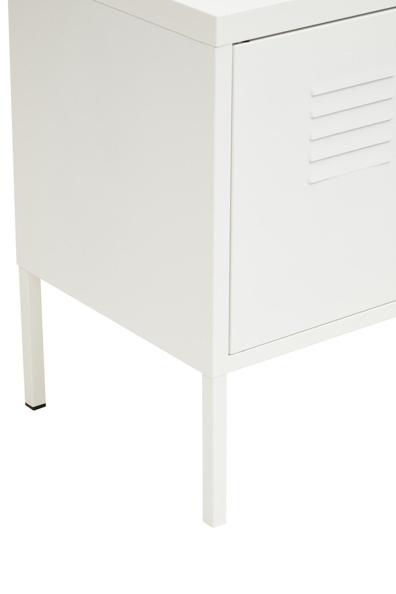 Two Door White Locker Cabinet | Academy