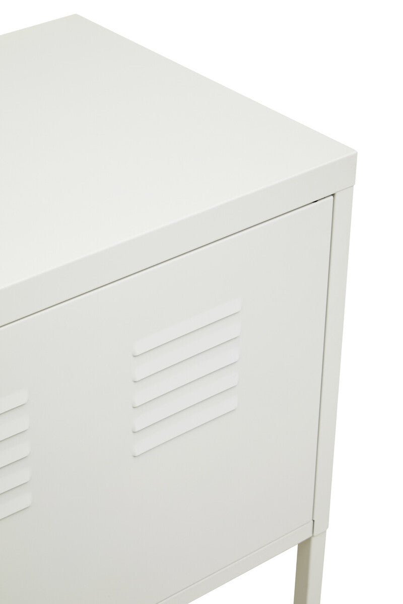 Two Door White Locker Cabinet | Academy