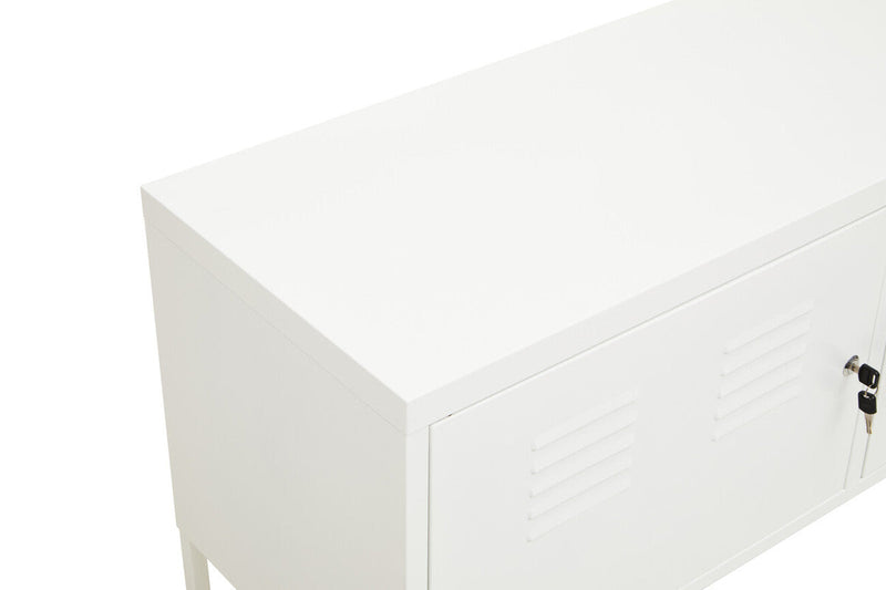 Two Door White Locker Cabinet | Academy