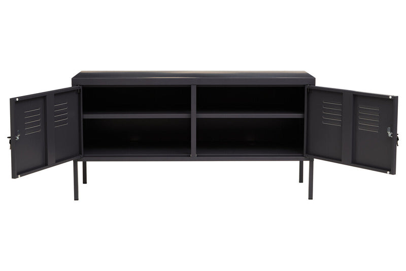 Two Door Grey Locker Cabinet | Academy