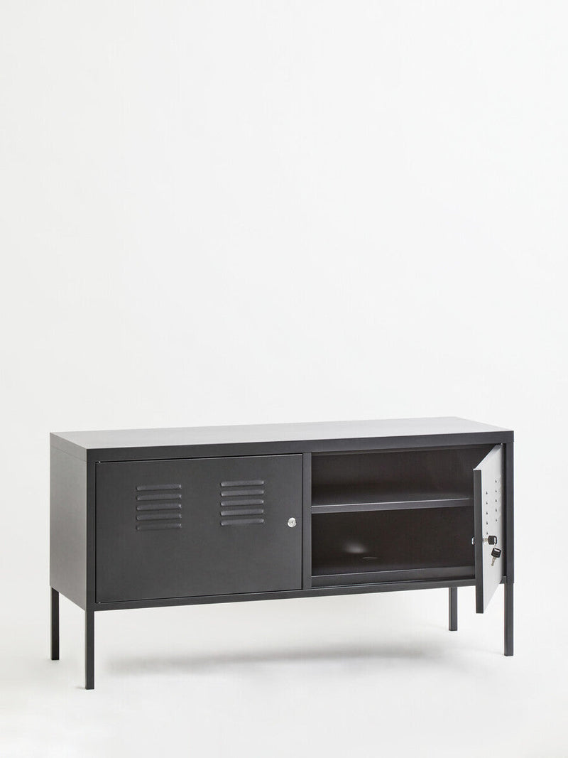 Two Door Grey Locker Cabinet | Academy