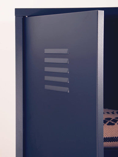 Black Two Door Locker Style Wardrobe | Academy