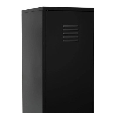 Black Two Door Locker Style Wardrobe | Academy