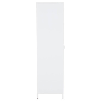 White Two Door Locker Style Wardrobe | Academy