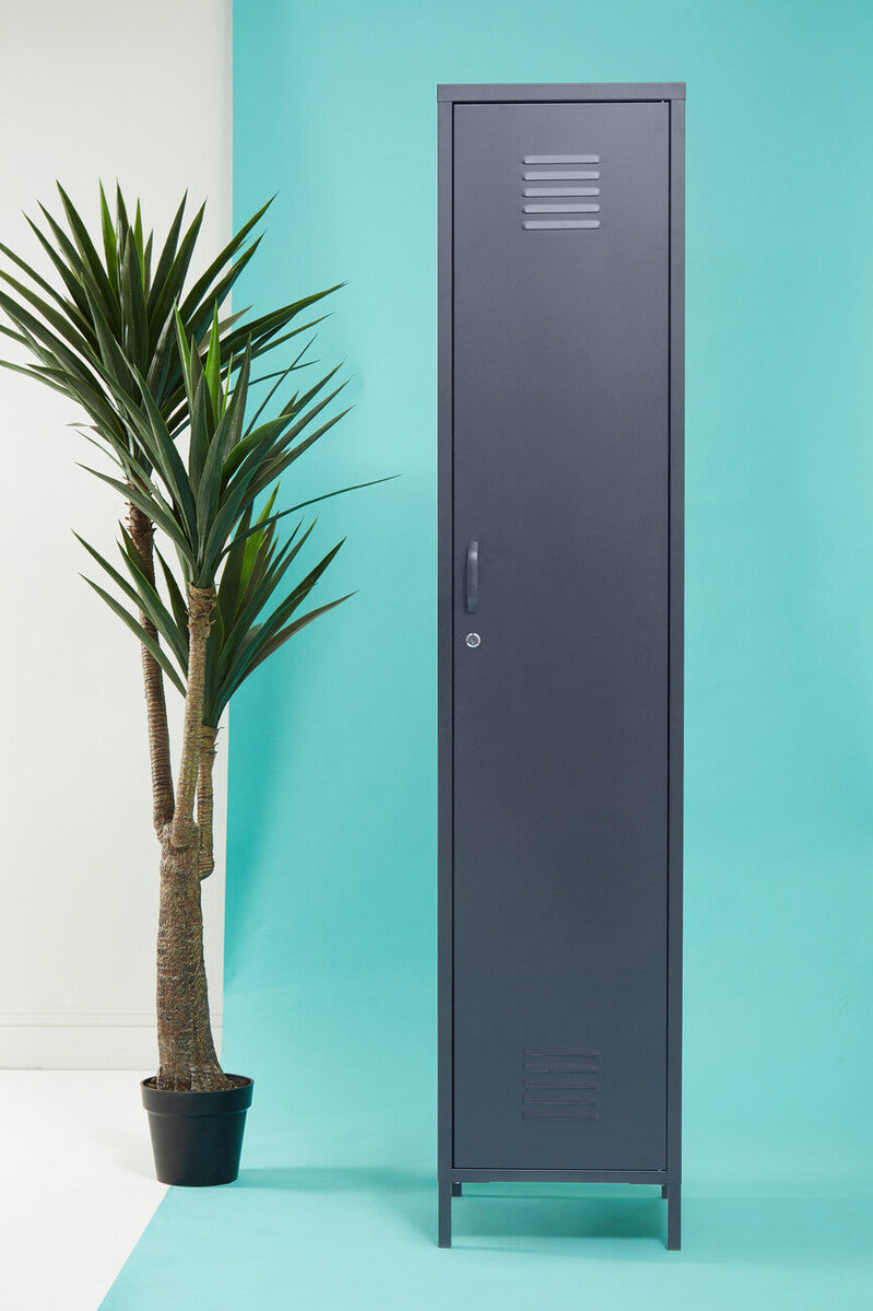 Grey Tall One Door Locker | Academy