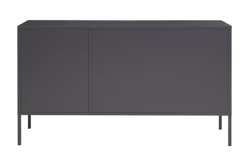 Three Door Grey Metal Sideboard | Acier