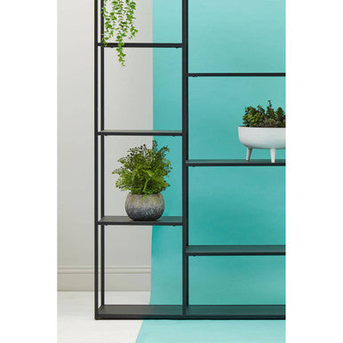 Black Metal Shelf Unit | Acero