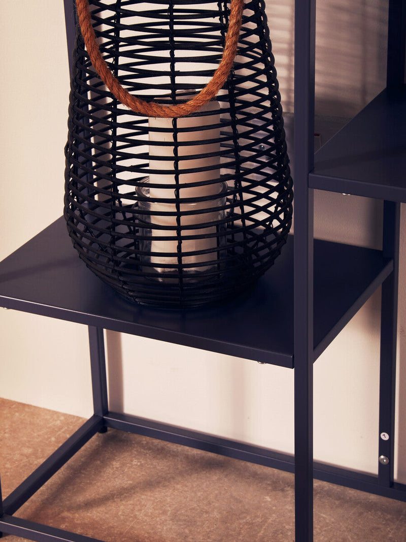 Grey Metal Three Tier Shelf Unit | Acero