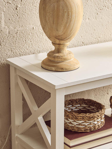 Two Shelf White Bookcase | Heritage