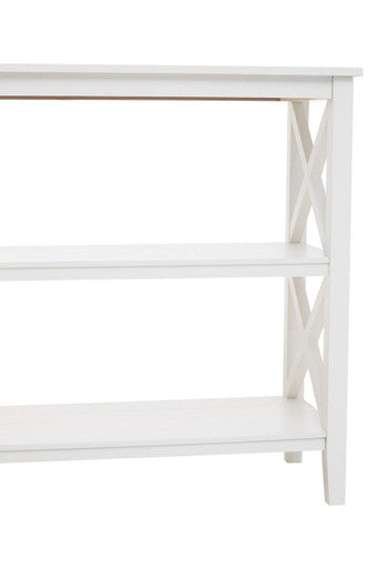 Two Shelf Large White Bookcase | Heritage