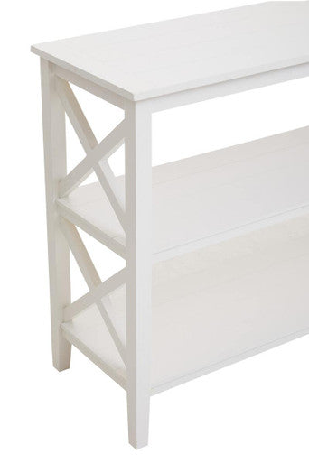 Two Shelf Large White Bookcase | Heritage