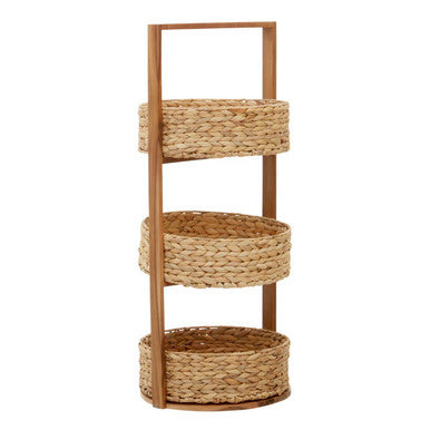 3 Tier Water Hyacinth Storage Caddy | Arles