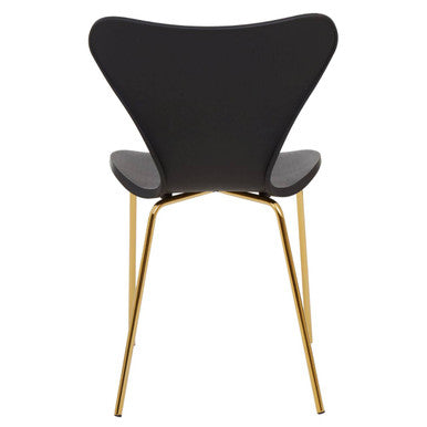 Dining Chair with Black Seat | Laila