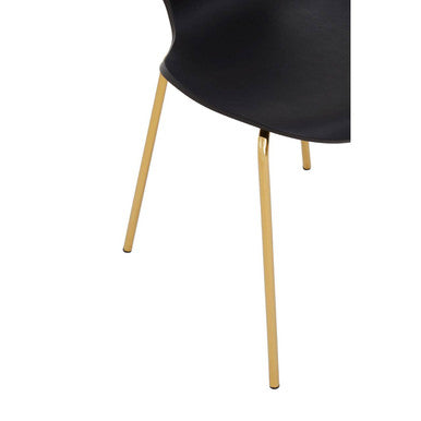 Dining Chair with Black Seat | Laila