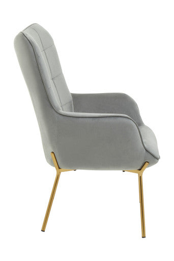 Grey Velvet Chair | Stockholm