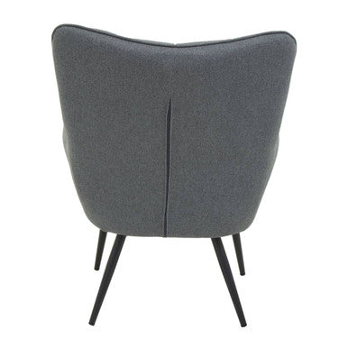 Grey Fabric Armchair | Stockholm