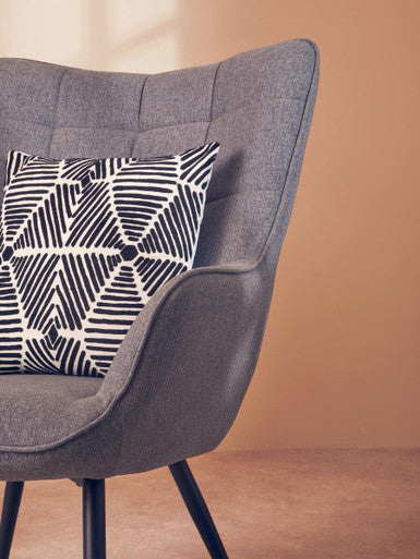 Grey Fabric Armchair | Stockholm