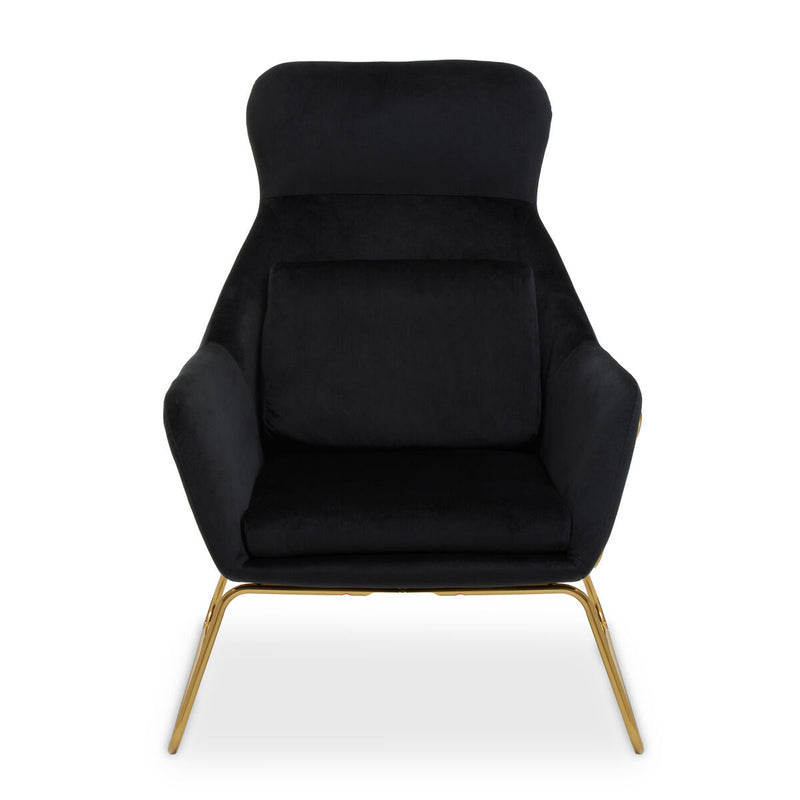 Black Velvet Armchair | Stockholm