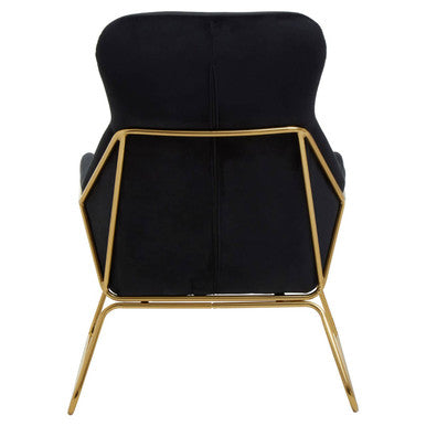 Black Velvet Armchair | Stockholm