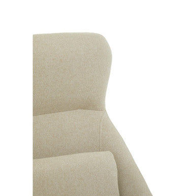 Natural Chair with Black Metal Frame | Stockholm