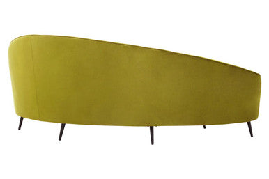 3 Seater Olive Velvet Sofa | Hasina