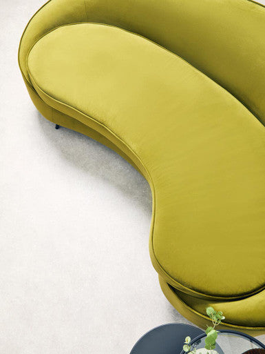 3 Seater Olive Velvet Sofa | Hasina