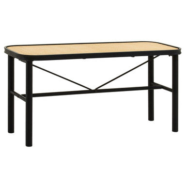 Metal and Rattan Bench | Depok