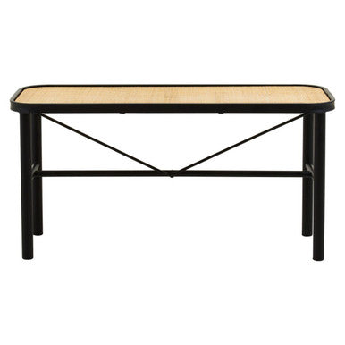 Metal and Rattan Bench | Depok