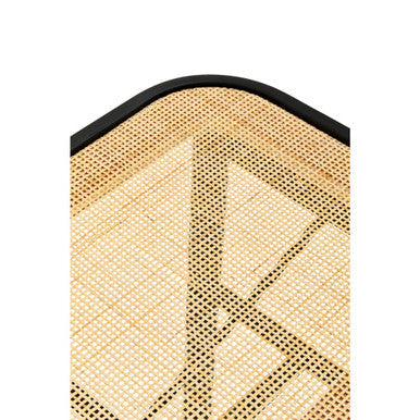 Metal and Rattan Bench | Depok