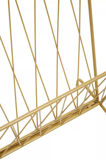Gold Finish Magazine Rack | Avento