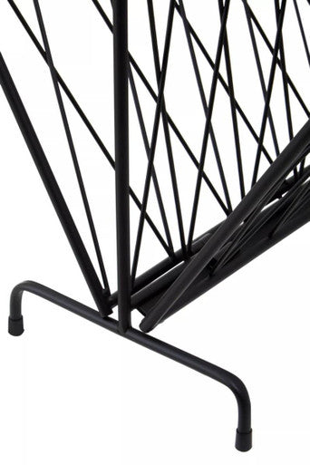 Black Two Pocket Magazine Rack | Avento