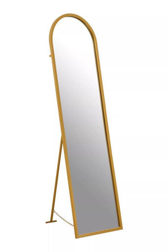 Gold Finish Floor Mirror | Avento