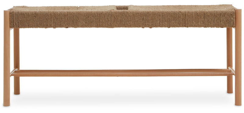 Natural Rope and Beechwood Bench | Bandar