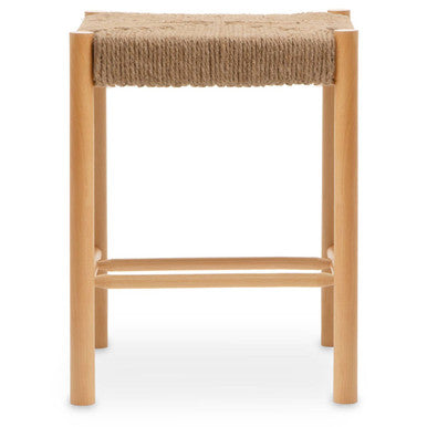 Natural Rope and Beechwood Stool | Bandar
